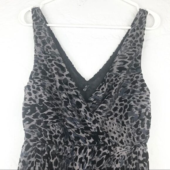 H&M Black Leopard Print Lightweight Tank Dress - Picture 6 of 11